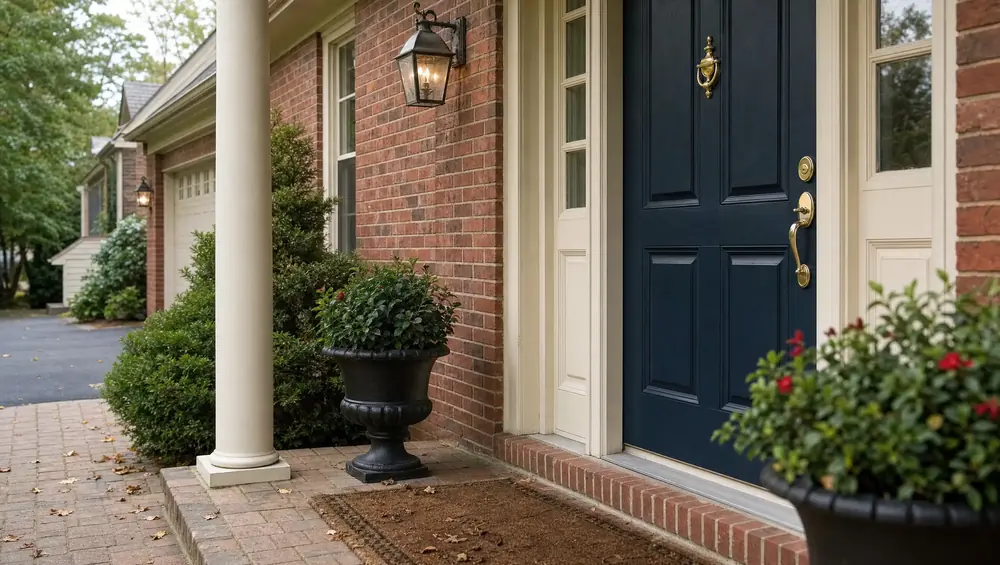 Cash home buyer walkthrough of a suburban house in Burlington County NJ before making an as-is offer