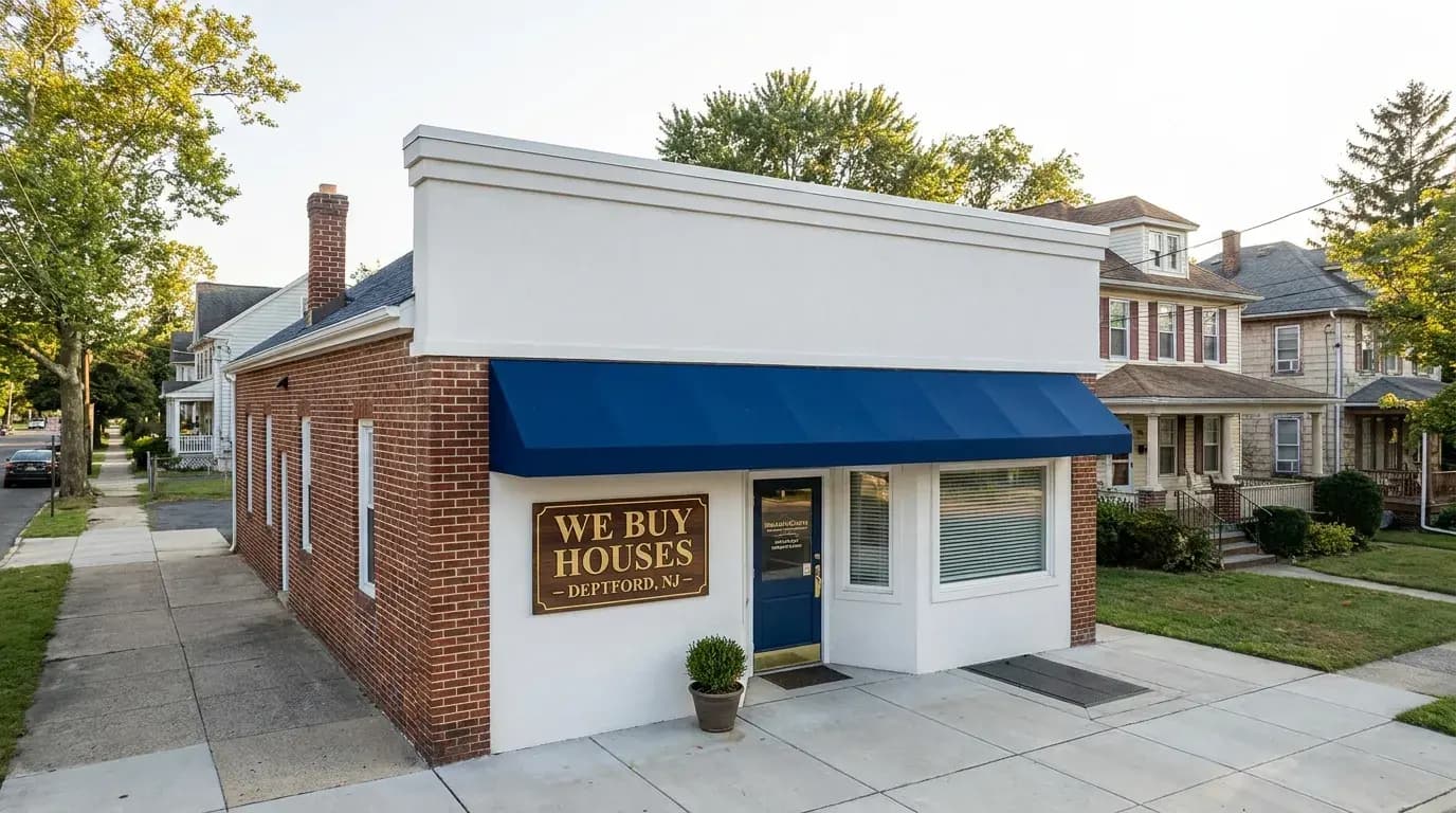 Deptford NJ residential neighborhood where cash home buyers purchase houses as-is.