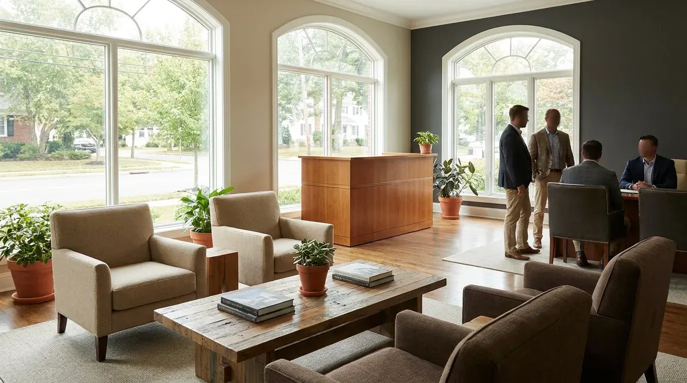 Cash home buyers in Galloway NJ evaluating an as-is property for a fast closing