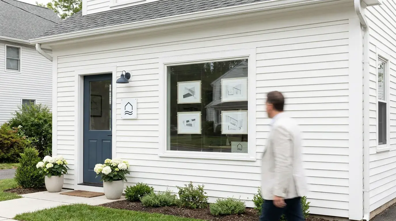 Cash home buyers Lumberton NJ reviewing a property near the Rancocas Creek flood zone