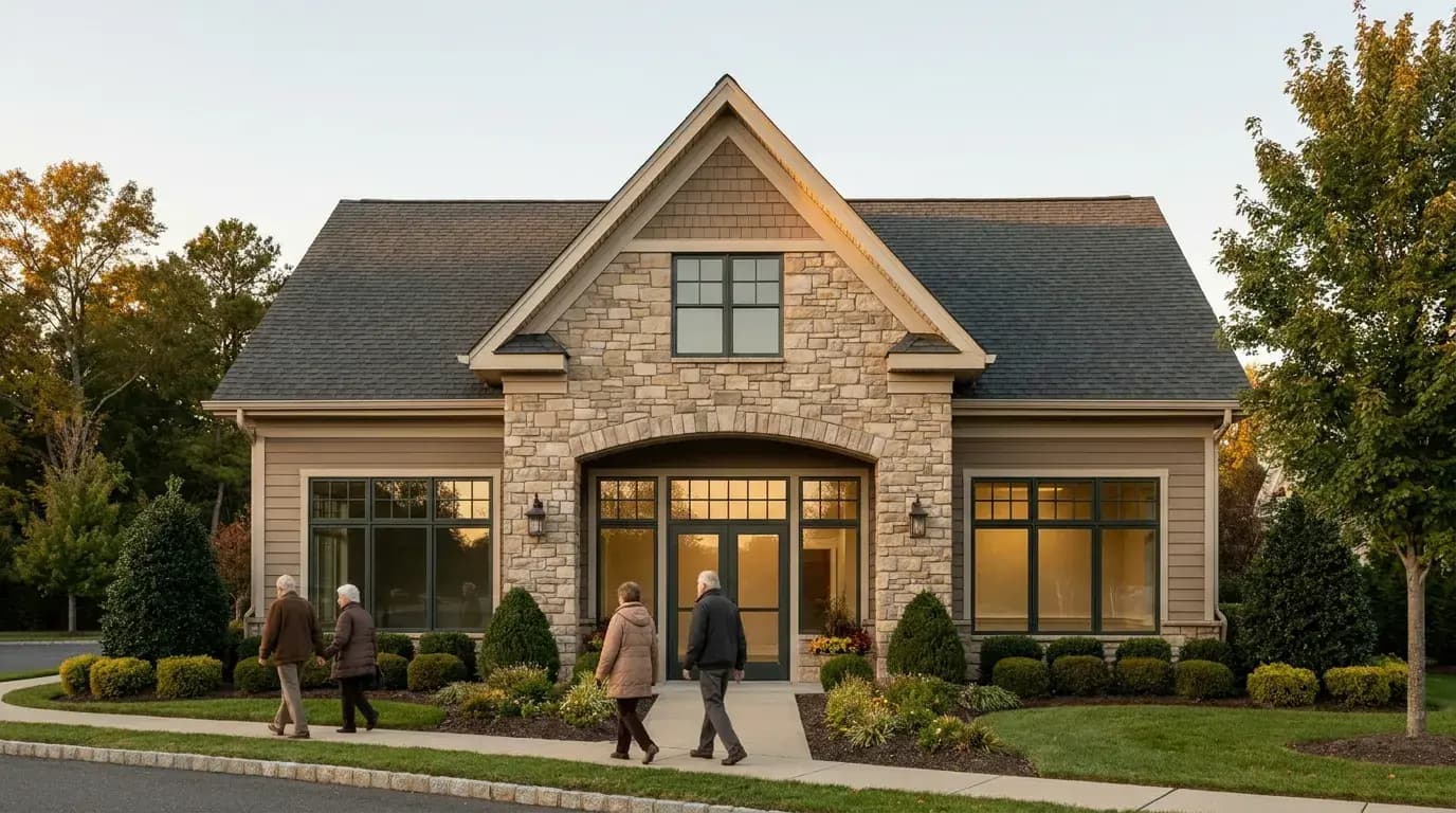 Sell my house fast Manchester NJ, quiet residential street in a Holiday City 55+ retirement community.